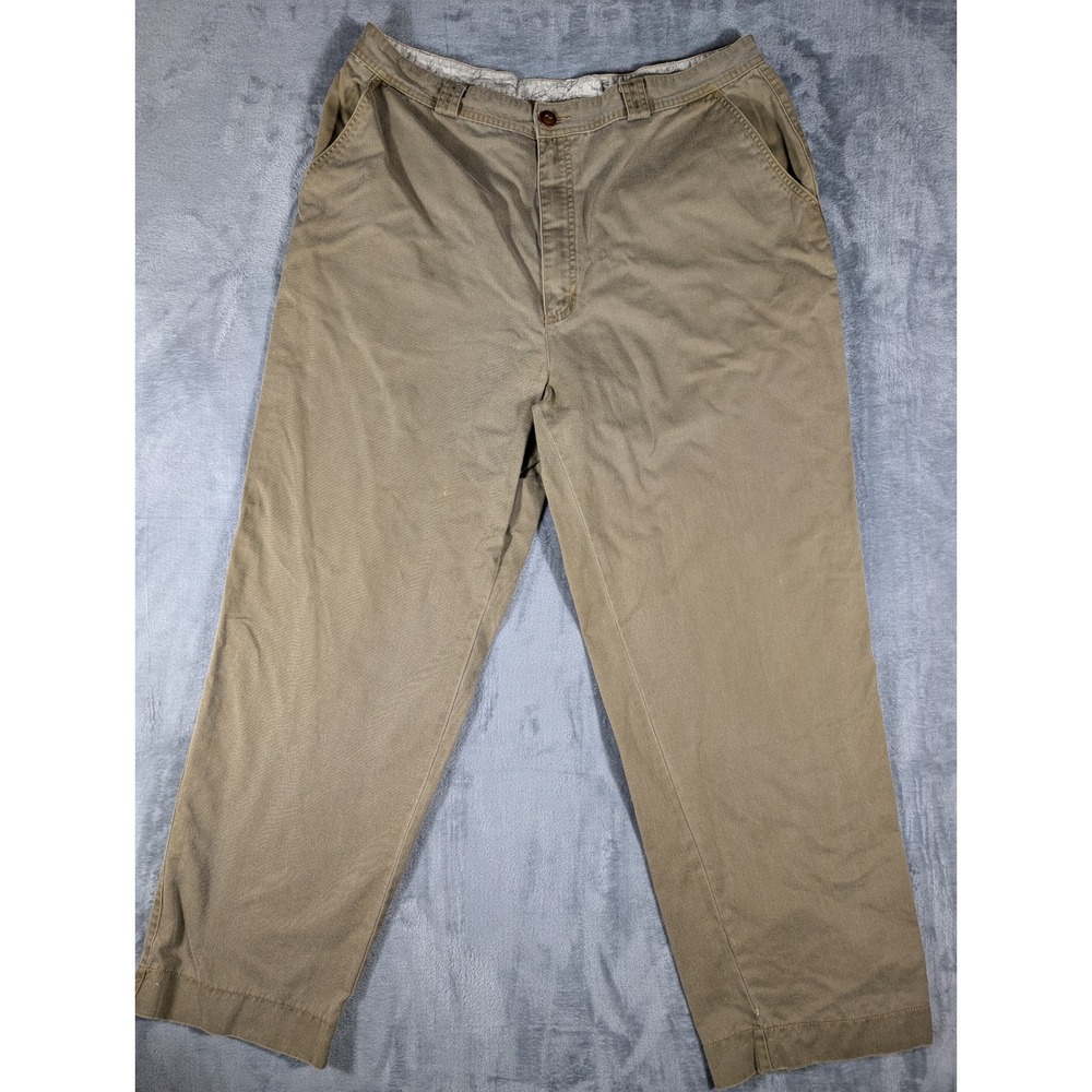 Vtg 90s NFL QBC Quarterback Club Khaki Pant Chinos Signatures Elway Marino 38x30